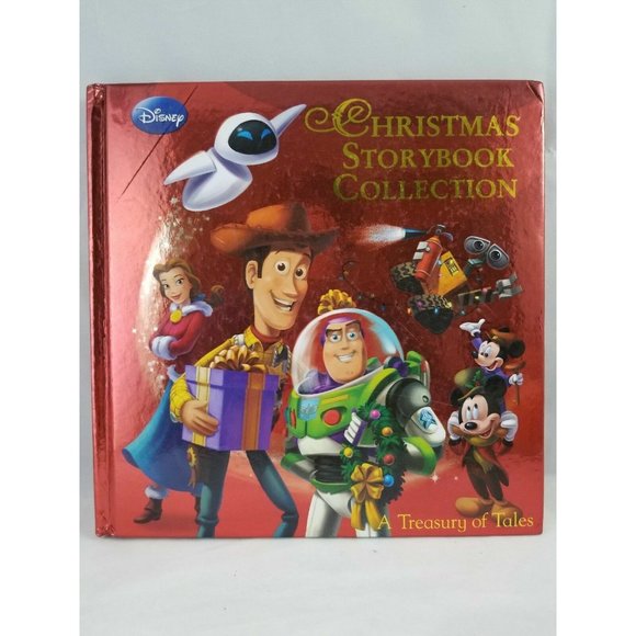 Disney Pixar Christmas Storybook Treasury of Tales Collection hardcover reading - Picture 1 of 9